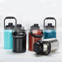 2021 Hot Selling Unbreakable Stainless Steel Water Bottle Hot Cold 304 Big Vacuum Flask thumbnail-2