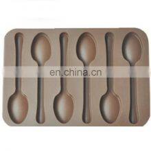 Designer Spoon Shape Baking Silicone Cake Mold, Chocolate Fondant Tool