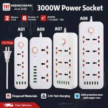 Electric Switch Socket &Switched Socket Powerstrip With USB A07 thumbnail-3
