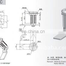 MS705C Zinc Alloy Chrome Plated Industrial Cabinet Cam Lock thumbnail-5