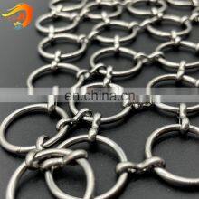 Stainless Steel Decorative Wire Mesh Gold Bronze Chainmail Ring Mesh