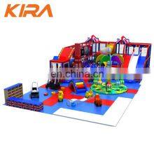 High Quality Kids Space Theme Indoor Playground With Big Slides for Sale thumbnail-3
