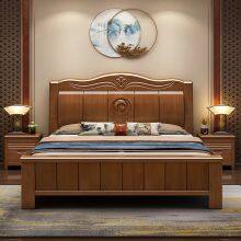 Chinese Style Solid Wood Bed 1.8 Meters thumbnail-4