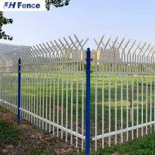 Galvanized Spear Top Wrought Iron Garden Steel Picket Fence Temporary Fence Clip Zinc Steel Fence ECO FRIENDLY thumbnail-2