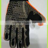 SAFETY Mechanic Glove in Synthetic Leather Palm Safety Gloves for Work Glove EN388 thumbnail-3