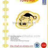 Christmas Santa Shaped Metal Bookmarks /gold Metal Bookmarks for Books thumbnail-1