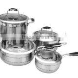 12pieces Stainless Steel Induction Kitchen Set With Etching/decal