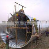 Manufacturing Half Circle Galvanized Corrugated Steel Pipe for Building Materials thumbnail-2