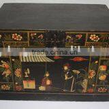 Chinese Antique Painted Wooden Box/trunk