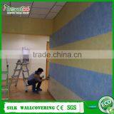 DIY Plant Fiber Wall Coating Interior Silk Plaster Wall Coat Fuji Mural Wall Covering thumbnail-4