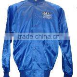 Custom Stlye Plain Satin Jacket,custom Fashion Made Satin Letterman Jacket,custom Made Plain Satin Jacket thumbnail-2