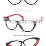 fashion cat eyes shape clear lens glasses eyewear for men women