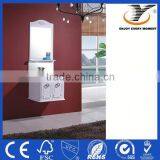 High Gloss White wall hanging rustic bathroom cabinets