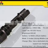 18650 Lithium Battery LED Flashlight thumbnail-2