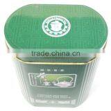 Oval-Shaped Tea Tin Box Wholesalers