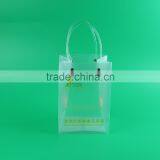 2016 Hot Sale pp Plastic Wine Bag Plastic Bag Carrying Handle for Drinks