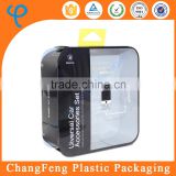 Transparent Customized Dual Car Charger Plastic Box Packaging