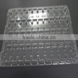 Customized transparent clear PET blister tray for electronic components