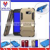 Cheapest 2 in 1 Kickstand Slim Armor Hybrid Case for Samsung Galaxy S6 thumbnail-6