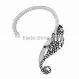 Wholesale Animal Jewelry Antique Silver Plated Lizard Charm Noctilucent Earring thumbnail-4
