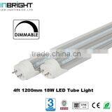 High Quality 18W 1800lm 4 Feet Dimmable Led t8 Tube Fluorescent Light thumbnail-3