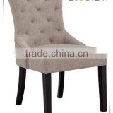 linen fabric exquisite wooden frame leasure chair with revolute bank -2014 new model (DO-6088)