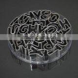 Hot Sale 35pcs Letters & Number Stainless Steel Cookie Cutters Set thumbnail-6