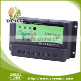 highy effiency 12V/24V 10A manual PWM solar charge controller