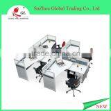 Melamine Board Modern Aluminum Partition Office Cubicle Workstation thumbnail-6