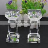 Factory Directly Sale Fashion Design European Style 130mm Clearly Color Crystal Candleholder Crystal Wedding Gift thumbnail-4