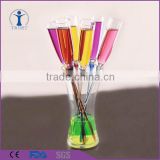 creative colored stem champagne glass/sand beach champagne glass                        
                                                Quality Choice
