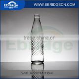 300ml clear transparent glass beer bottle