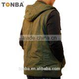 Customized Comfortable Camera Vest and SLR Hooded Vest for Outdoor Men With Army Green thumbnail-5