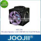 Better sound USB SD mini speaker with fm radio