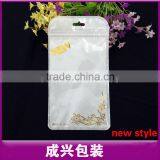 White Plastic Bag Withzipper of the Hot Stamping Printing for Iphone6 Plus Back Cover thumbnail-2