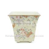 Metal Square Flower Vase thumbnail-1