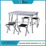 Fashion new design useful aluminum folding table picnic chair