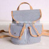2014 New Product Mini Backpack Fashion Lady Designer Strip School Backpack Bags thumbnail-1