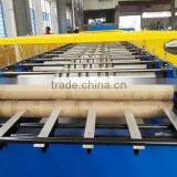Russia Popular Type Color Coated Metal Roofing Tile Roll Forming Machine With Hydraulic Station thumbnail-5
