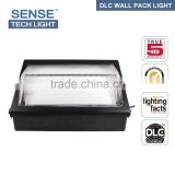 DLC listed high lumen outdoor wall lights aluminum 90W led wall pack light