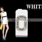 Various Color Option Crocodile Leather Bling Round Diamond Model Mobile Phone Covers for 4 4s/5,samsung thumbnail-2