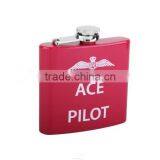 Decal Printing Hip Flask With Full Color Logo thumbnail-1