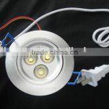 Good quality aluminum heat sink led ceiling light 3W