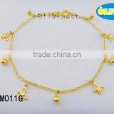 Olivia Jewelry New Styles 18k Gold Plating Stainless Steel Butterfly Anklet Jewelry thumbnail-1