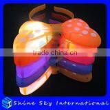 Fashionable Cheapest Led Flashing Heart Fiber Head Bopper