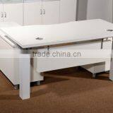 HC-M032 White Wooden Office Executive Desk Boss Desk