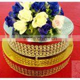 Wedding Decorations Table Decor Gold Wedding Cake Stands for Wedding Centerpieces thumbnail-1