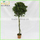 Fake Artficial Decorative Topiary Bay Ball Tree House Wooden Trunk