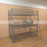 Living Room Bedroom Furniture Bunk Bed 3 Layers Triple Metal Bed Frame thumbnail-2
