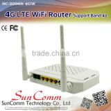 SC-2296S-4GW easier and faster 4G LTE WIFI Router with 4G SIM card Band 42